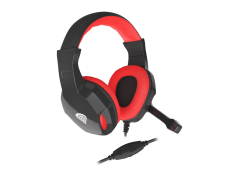 Genesis Argon 100 stereo headset - 3,5 mm jack - Rood