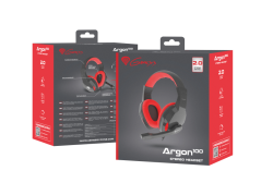 Genesis Argon 100 stereo headset - 3,5 mm jack - Rood