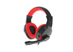 Genesis Argon 100 stereo headset - 3,5 mm jack - Rood