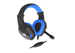 Genesis Argon 100 stereo headset - 3,5 mm jack - Blauw