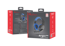 Genesis Argon 100 stereo headset - 3,5 mm jack - Blauw