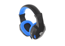 Genesis Argon 100 stereo headset - 3,5 mm jack - Blauw