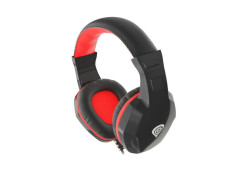 Genesis Argon 110 stereo headset PC Zwart met Rood gekleurd