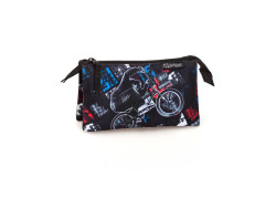 Delbag - Etui 3 Compartimenten - New York City Rider - 22 cm