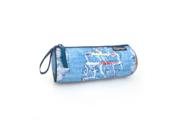 Delbag - Etui Rond - Denim - 21 cm