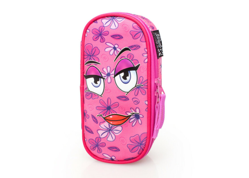 Delbag - Etui Ovaal - Gezicht Uitdagend - Roze - 21 cm