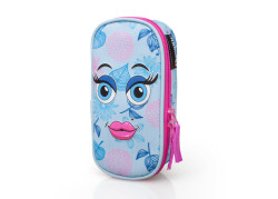 Eastwick - Etui Ovaal - Gezicht Full Lips - Blauw - 21 cm