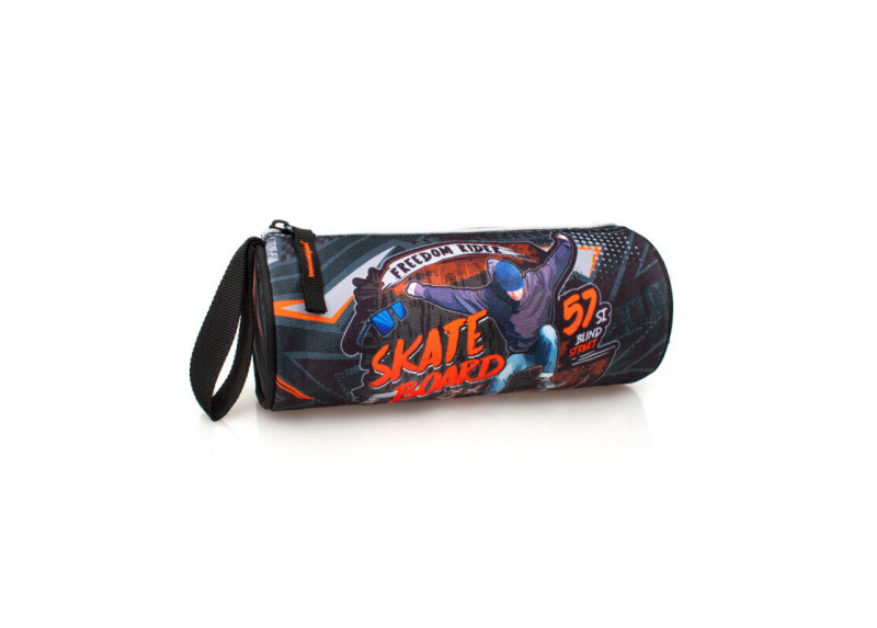 El Charro - Etui Rond - Skateboard - Zwart - 21 cm