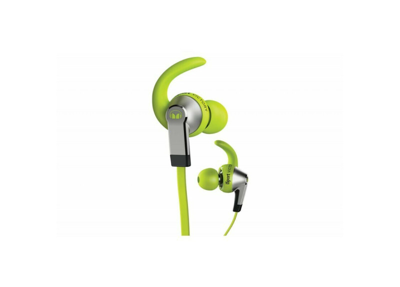 Monster iSport Victory In-Ear Koptelefoon, 3 knoppen ControlTalk Groen