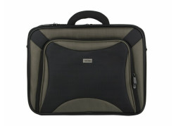 Natec Pitbull - Laptoptas - 17 inch - Met CD compartiment - Zwart/Groen