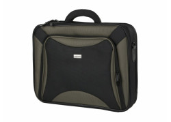 Natec Pitbull - Laptoptas - 17 inch - Met CD compartiment - Zwart/Groen