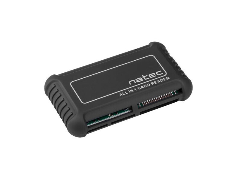 Natec Beetle - Kaart lezer - All-in One - SDHC - USB 2.0 - Zwart