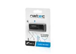 Natec Mini Ant 3 - Kaart lezer - SDHC - USB 2.0 - Zwart