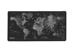 Natec - Time Zone Map Maxi - Muismat groot - Wereldkaart