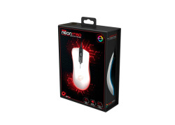 Ozone Neon M50 full RGB optische gaming muis 5000 dpi wit