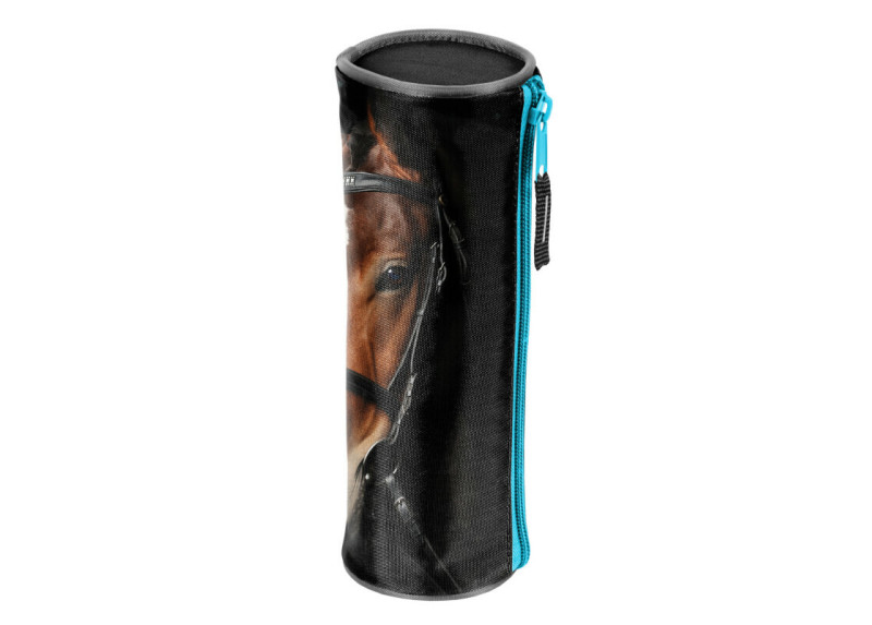 Etui - Rond - My Beautiful Horse - voor Meisjes - 21 x 7 cm - Blauw