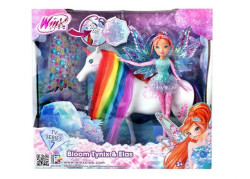 Winx Bloom Tynix en Elas the Unicorn