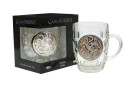 Game of Thrones - Kristallen Bierglas met metallic logo - Targaryen