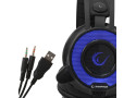 Rampage Avazz Gaming Headset SN-RX2 - 3.5mm stereo - Zwart met blauw ledverlichting