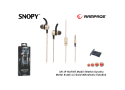 Rampage Snopy In-Ear koptelefoon SN-J9 Native - Goudkleurig