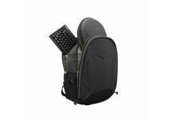 eShark gaming backpack ESL-BP1 GURUWA - Zwart - Met USB ingang - Laptop vak 15,6 inch