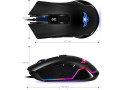 Spirit of Gamer Elite M20 new design 4000 dpi RGB gaming muis - zwart