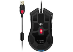 Spirit of Gamer Elite M20 new design 4000 dpi RGB gaming muis - zwart