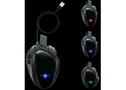 Elite M70 programmeerbare RGB gaming muis - 4000 dpi - rapid fire functie