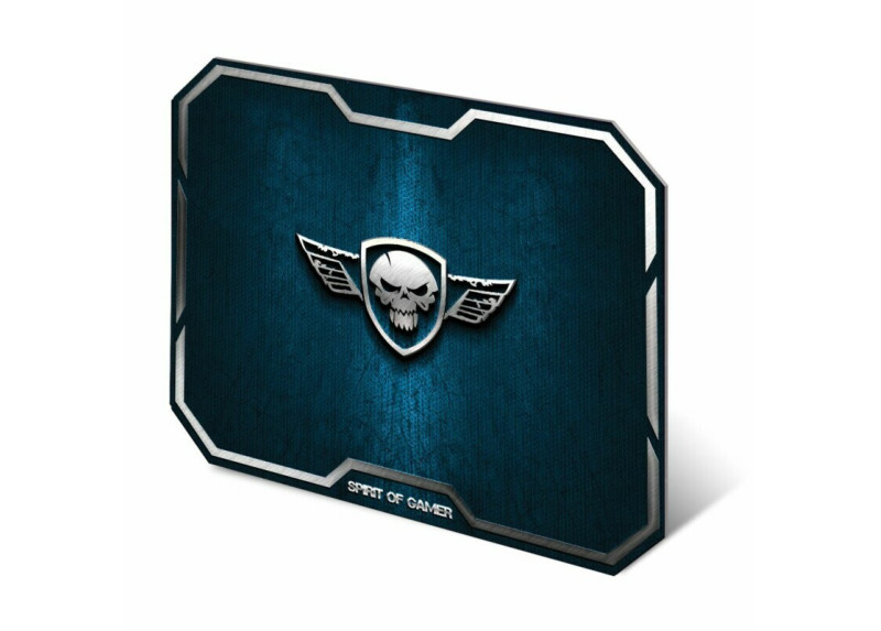 Spirit of Gamer - Muismat Skull - Medium - Blauw