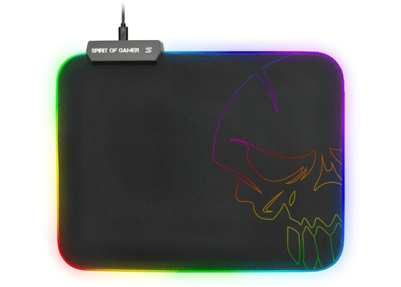 RGB gaming muismat - medium formaat - 30 x 23 x 0,3 cm