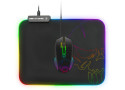 RGB gaming muismat - medium formaat - 30 x 23 x 0,3 cm