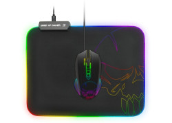 RGB gaming muismat - medium formaat - 30 x 23 x 0,3 cm