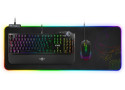 RGB gaming muismat - extra groot - 80 x 30 x 0,3 cm