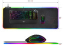 RGB gaming muismat - extra groot - 80 x 30 x 0,3 cm