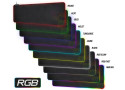 RGB gaming muismat - extra groot - 80 x 30 x 0,3 cm