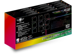 RGB gaming muismat - extra groot - 80 x 30 x 0,3 cm