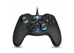 Spirit of Gamer - Wired Controller XGP - PC - PS3 - Zwart met Blauw