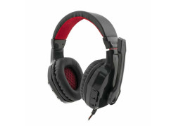 White Shark Panther Black/Red Gaming Headset