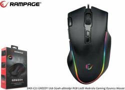 Rampage SMX-G72 greedy gaming muis -RGB- 4800 dpi