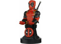 Cable Guy - Deadpool Plinth telefoonhouder - game controller stand met usb oplaadkabel 8 inch