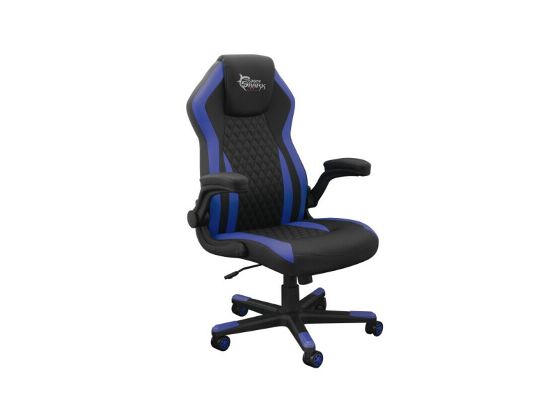 White Shark gaming stoel dervish zwart-blauw