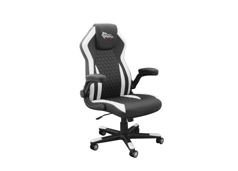 White Shark gaming stoel dervish zwart-wit