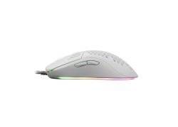 White Shark gaming muis galahad - 6400 DPI - wit - RGB