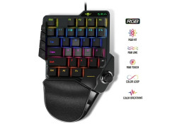 Spirit of Gamer XPERT-G900 3 in 1 RGB combo keypad muis en muismat voor PS4/Xboxone/Switch/PC Zwart