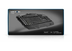 Under Control Dark Storm E-sport - Blast Gaming toetsenbord Frans Azerty Lay-out met 7 kleuren verlichting - Zwart