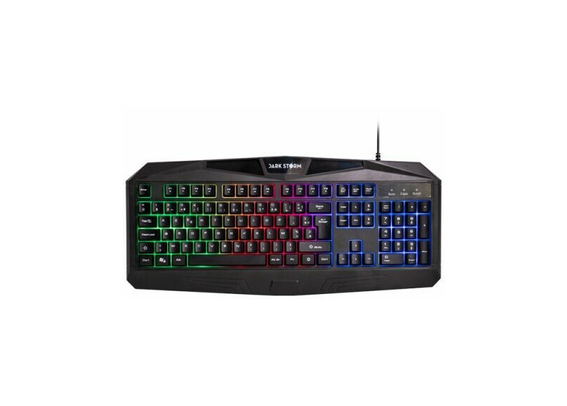 Under Control Dark Storm E-sport - Twister Gaming combo - Toetsenbord en muis Frans Azerty Lay-out met 6 kleuren verlichting - Z