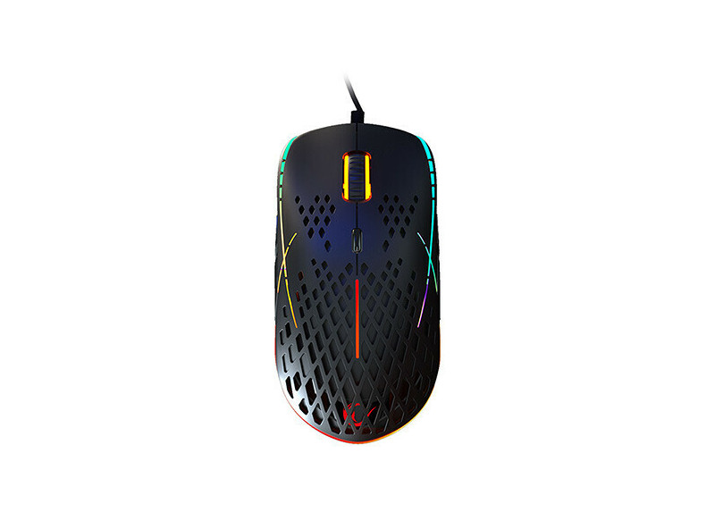 Rampage SMX-R11 Defilade lichtgewicht RGB macro gaming muis USB Zwart