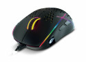 Rampage SMX-R11 Defilade lichtgewicht RGB macro gaming muis USB Zwart