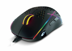 Rampage SMX-R11 Defilade lichtgewicht RGB macro gaming muis USB Zwart