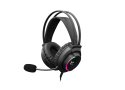 White Shark WOLF GH-2044 USB Gaming Headset voor PS4 en PC met RGB verlichting - Zwart